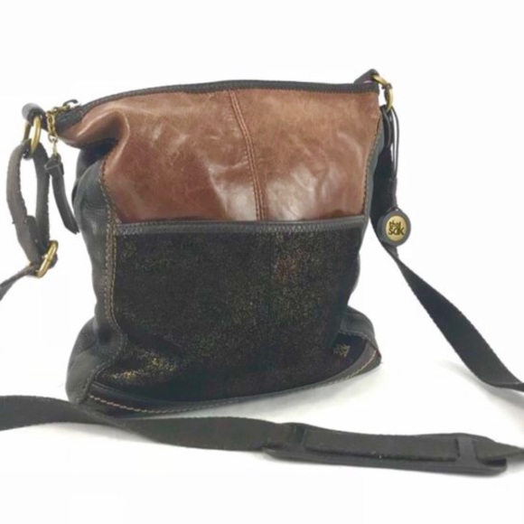 The Sak Handbags - The SAK glitter boho leather satchel